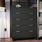 Manhattan Comfort Granville 45.27 Tall Dresser in Dark Grey DR-5025 - alternate 3